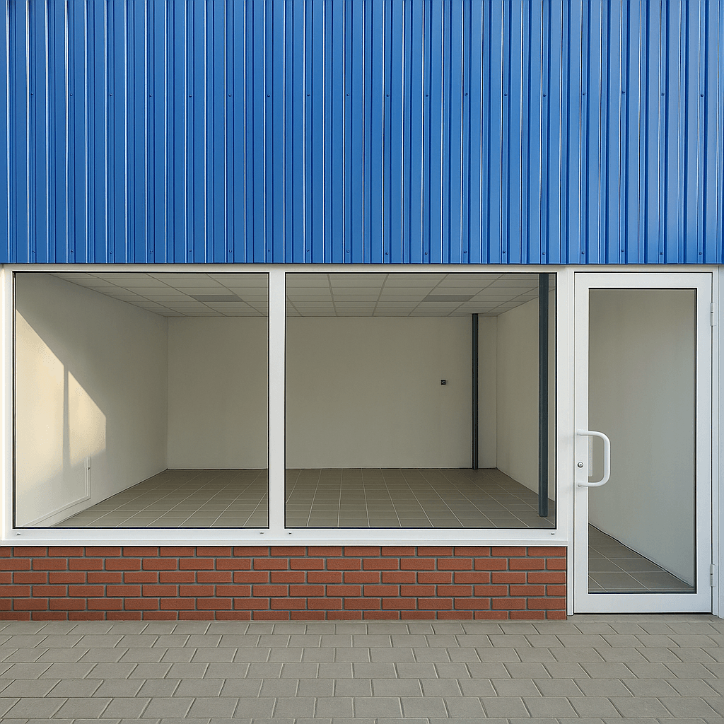 Торговое помещение 45 м² на 1 этаже